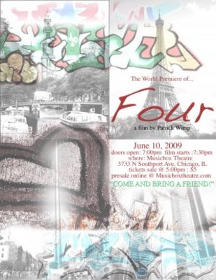 Four movie poster (2009) metal framed poster