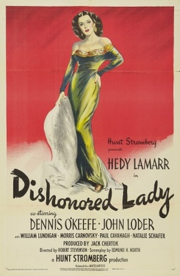 Dishonored Lady movie poster (1947) t-shirt