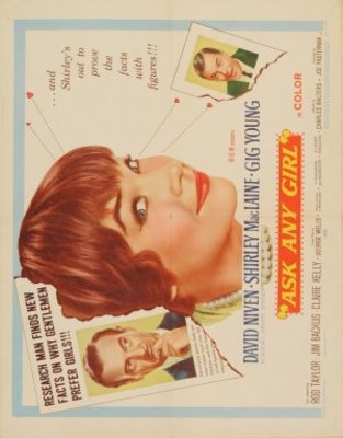Ask Any Girl movie poster (1959) pillow