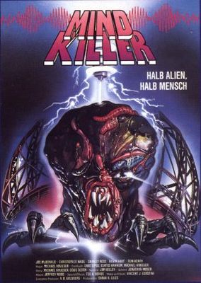 Mindkiller movie poster (1987) poster with hanger