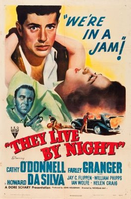 They Live by Night movie poster (1948) pillow