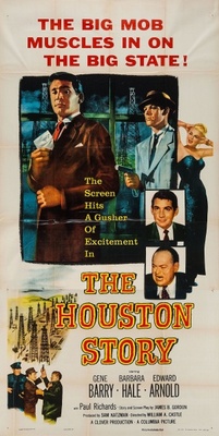 The Houston Story movie poster (1956) canvas poster