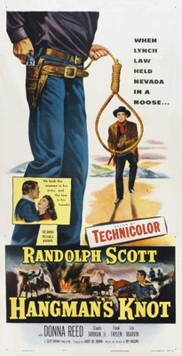 Hangman's Knot movie poster (1952) poster with hanger