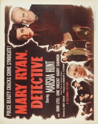 Mary Ryan, Detective movie poster (1949) Mouse Pad MOV_5d3c9e11