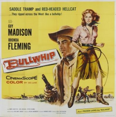 Bullwhip movie poster (1958) poster with hanger