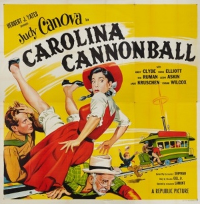 Carolina Cannonball movie poster (1955) wooden framed poster