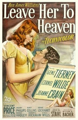 Leave Her to Heaven movie poster (1945) canvas poster