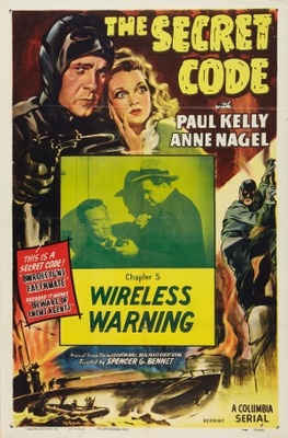 The Secret Code movie poster (1942) metal framed poster