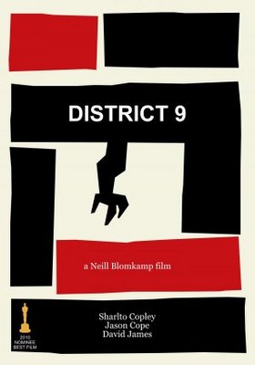 District 9 movie poster (2009) hoodie