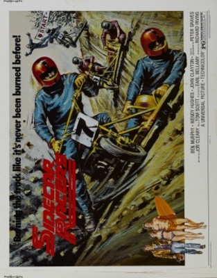 Sidecar Racers movie poster (1975) wooden framed poster