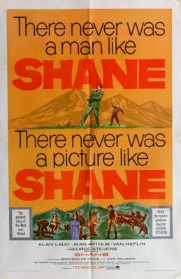 Shane movie poster (1953) pillow