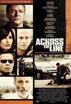 Across the Line: The Exodus of Charlie Wright movie poster (2010) poster with hanger