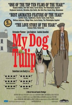 My Dog Tulip movie poster (2009) wood print