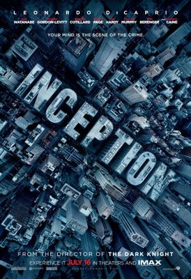 Inception movie poster (2010) Stickers MOV_5d9403a0