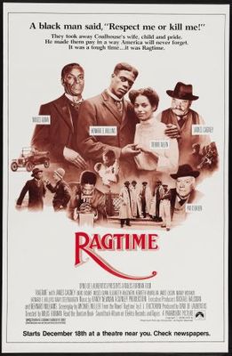 Ragtime movie poster (1981) wood print