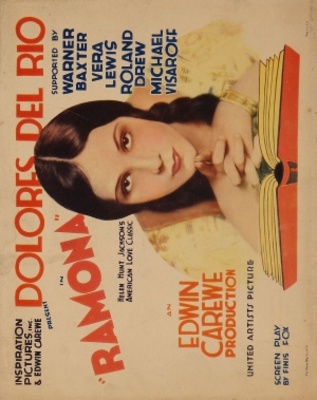 Ramona movie poster (1928) canvas poster