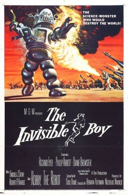The Invisible Boy movie poster (1957) tote bag