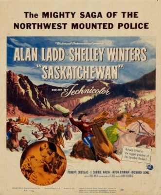 Saskatchewan movie poster (1954) mouse pad