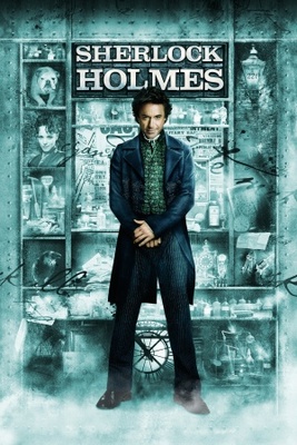Sherlock Holmes movie poster (2009) wooden framed poster