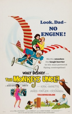 The Monkey's Uncle movie poster (1965) canvas poster