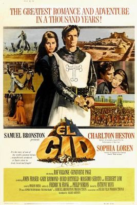 El Cid movie poster (1961) pillow