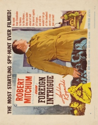 Foreign Intrigue movie poster (1956) canvas poster
