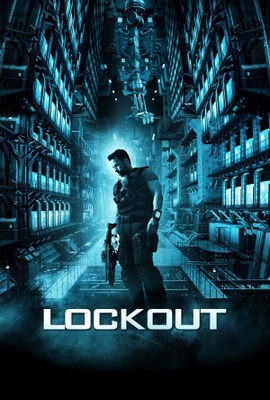 Lockout movie poster (2012) wooden framed poster