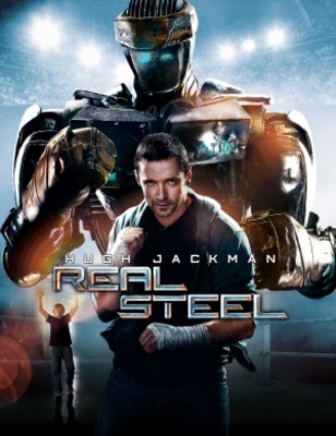 Real Steel movie poster (2011) poster with hanger