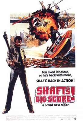 Shaft's Big Score! movie poster (1972) mouse pad