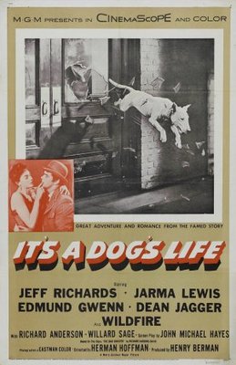 It's a Dog's Life movie poster (1955) canvas poster