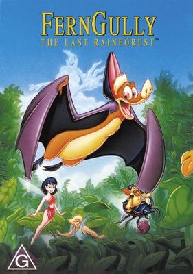 Fern Gully movie poster (1992) pillow