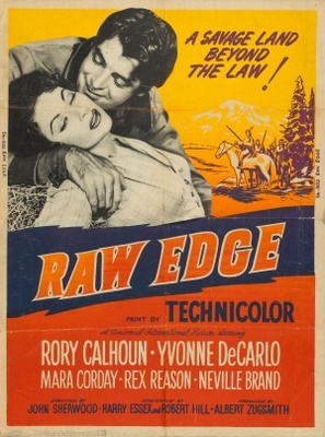 Raw Edge movie poster (1956) pillow