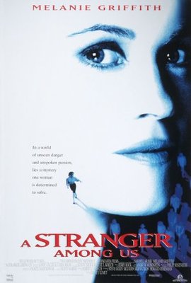 A Stranger Among Us movie poster (1992) metal framed poster