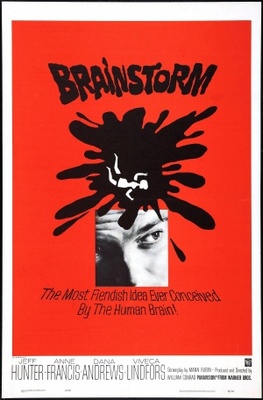 Brainstorm movie poster (1965) wooden framed poster