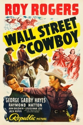 Wall Street Cowboy movie poster (1939) wood print