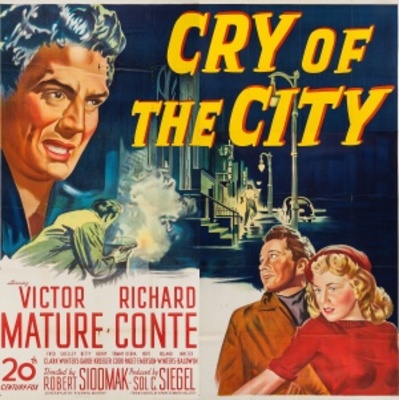 Cry of the City movie poster (1948) wood print