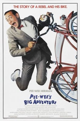 Pee-wee's Big Adventure movie poster (1985) wood print