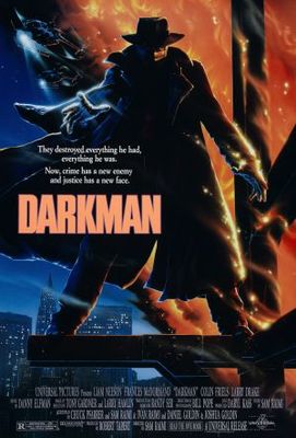 Darkman movie poster (1990) poster with hanger