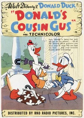 Donald's Cousin Gus movie poster (1939) metal framed poster