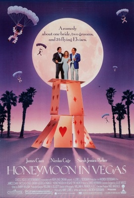 Honeymoon In Vegas movie poster (1992) t-shirt