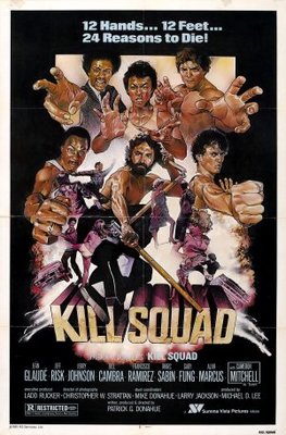 Kill Squad movie poster (1982) wooden framed poster