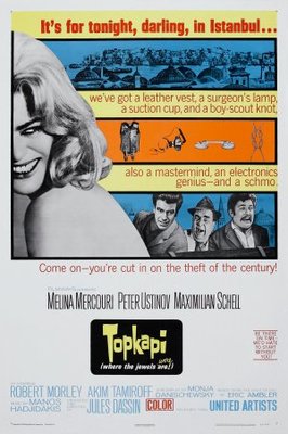 Topkapi movie poster (1964) t-shirt