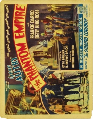 The Phantom Empire movie poster (1935) metal framed poster