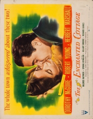 The Enchanted Cottage movie poster (1945) metal framed poster
