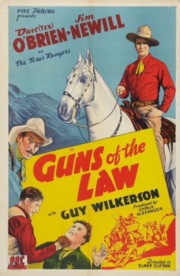 Guns of the Law movie poster (1944) poster with hanger