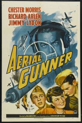 Aerial Gunner movie poster (1943) wooden framed poster