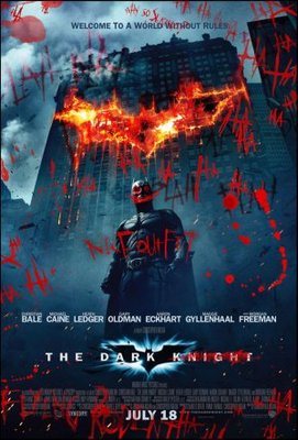 The Dark Knight movie poster (2008) Mouse Pad MOV_5f19939b