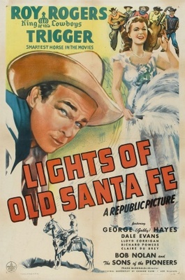Lights of Old Santa Fe movie poster (1944) poster with hanger