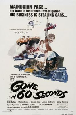 Gone in 60 Seconds movie poster (1974) poster with hanger