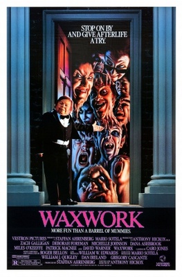 Waxwork movie poster (1988) pillow
